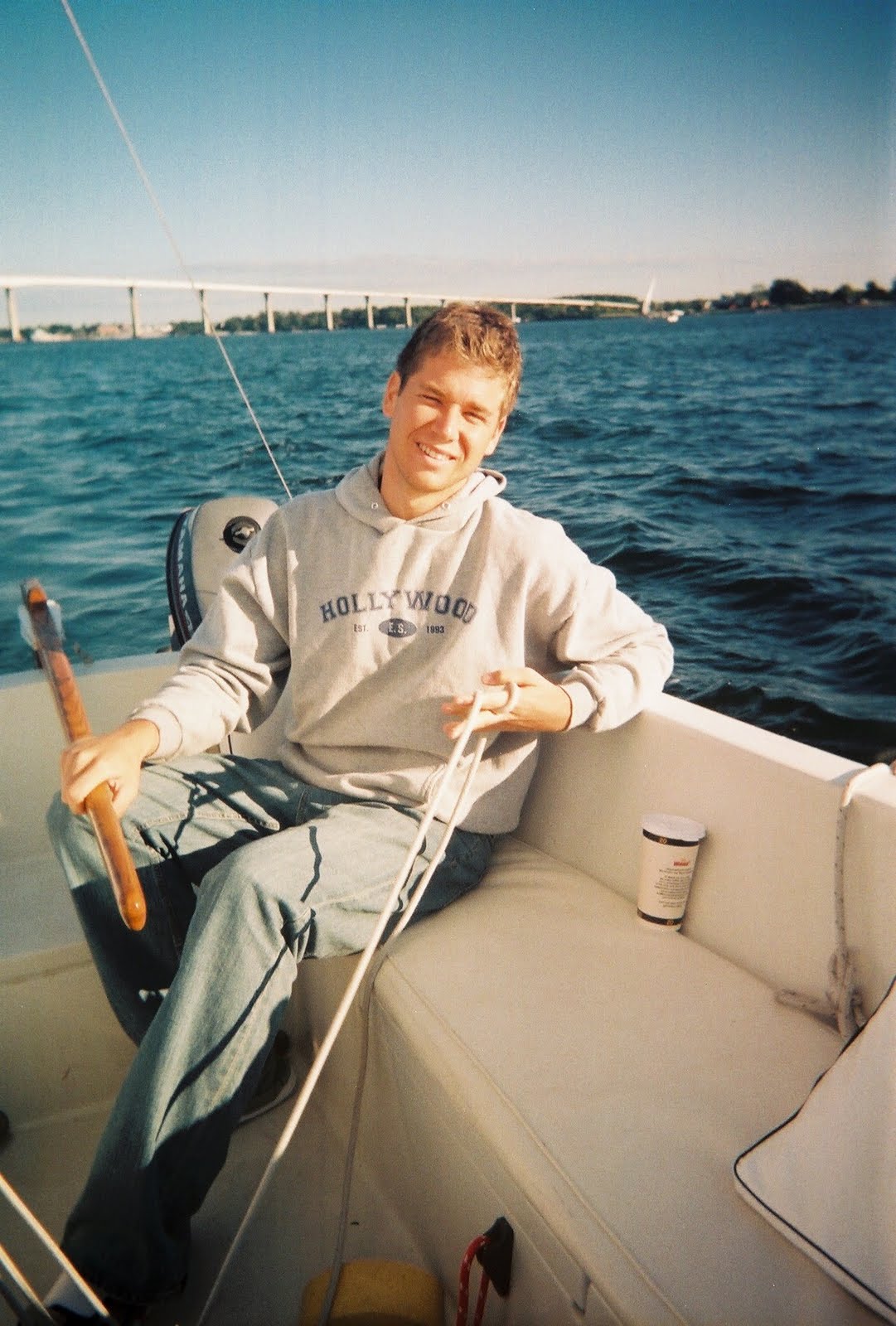 Sailing aboard Spoonful on the Patuxent River, circa 2007